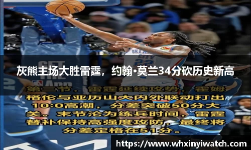 灰熊主场大胜雷霆，约翰·莫兰34分砍历史新高